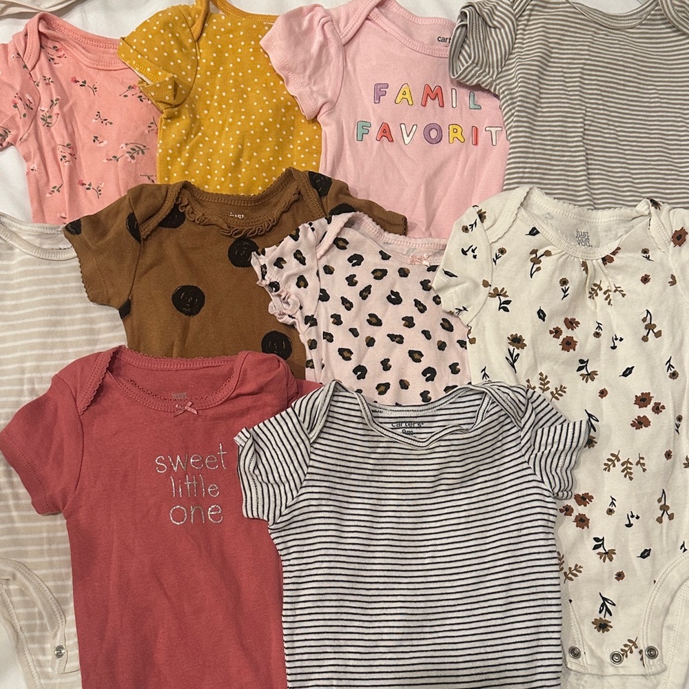 Assorted Kids One Pieces Bodysuits Set of 10